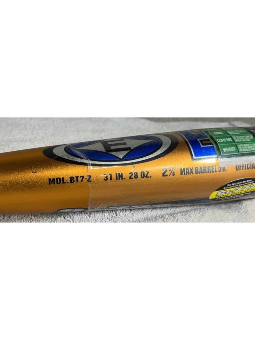 Easton SC777 ConneXion Big Barrel 2 ⅝” Dia. Baseball Bat BESR 31in 28oz (BT7-Z) - Picture 6 of 10